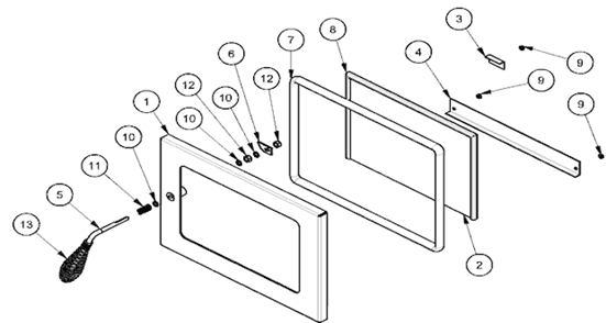 Part Location Diagram of 83297 US Stove Company 8 -3 2 Hex Nut